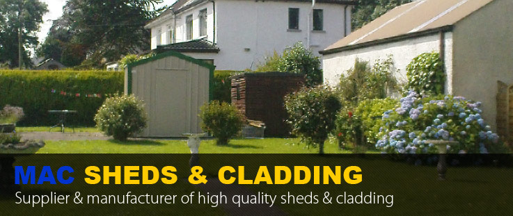 Garden shed Mac sheds and cladding - slideshow image